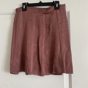 Nation LTD Mini Skirt Small Silk Boho Summer Casual Womens